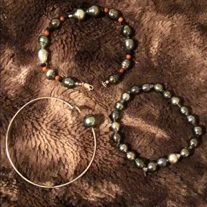 Bundle Tahitian pearl bracelet